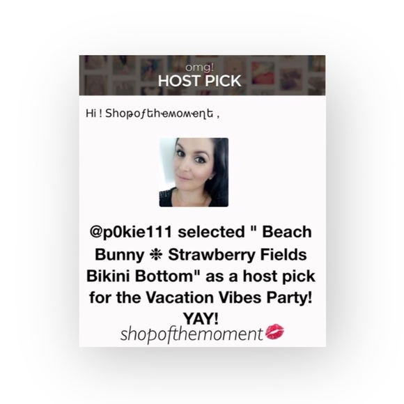 new Beach Bunny ❉ Mixed Pink Print Strawberry Fields ❉ Bikini Bottoms ❉ L XL - Picture 13 of 16